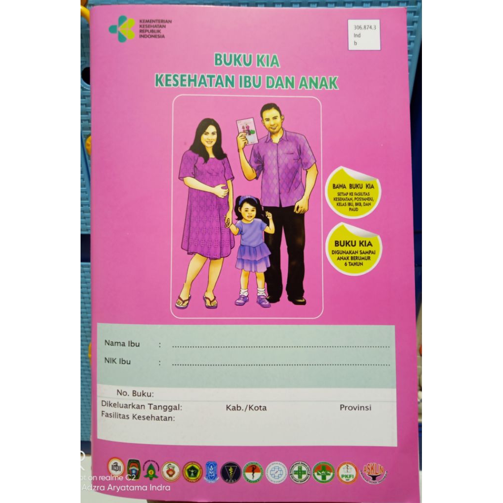 BUKU KIA / BUKU PINK KEMENKES TERBARU 2023 KESEHATAN IBU DAN ANAK POSYANDU IBU HAMIL