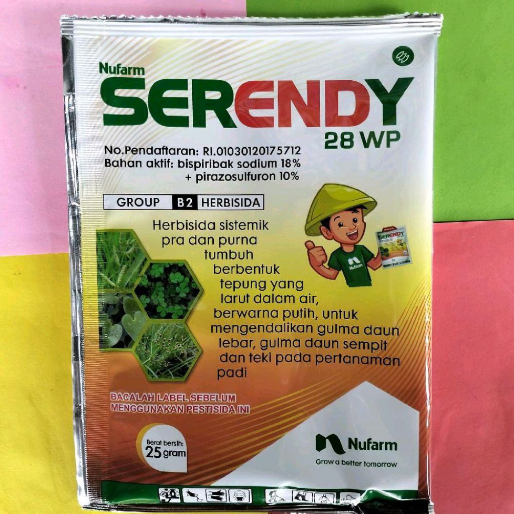 Herbisida Selektif Padi Sawah Serendy 28 WP @25 Gram
