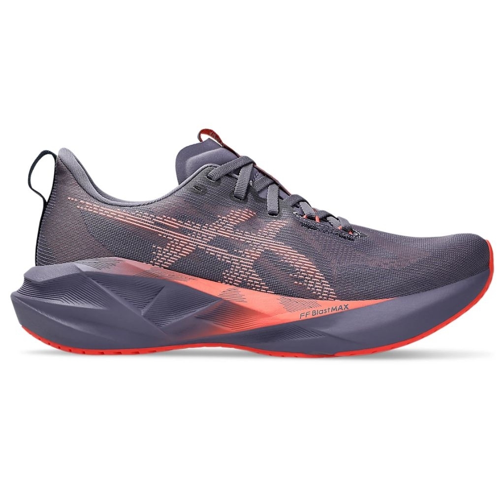 Sepatu Lari Novablast 5 Greyish Purple/Coral Reef