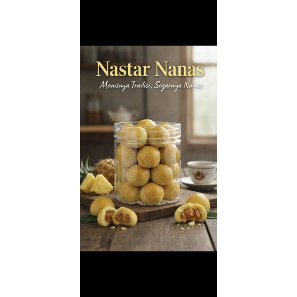 Nastar  Nanas ( kemasan jar 500ml )