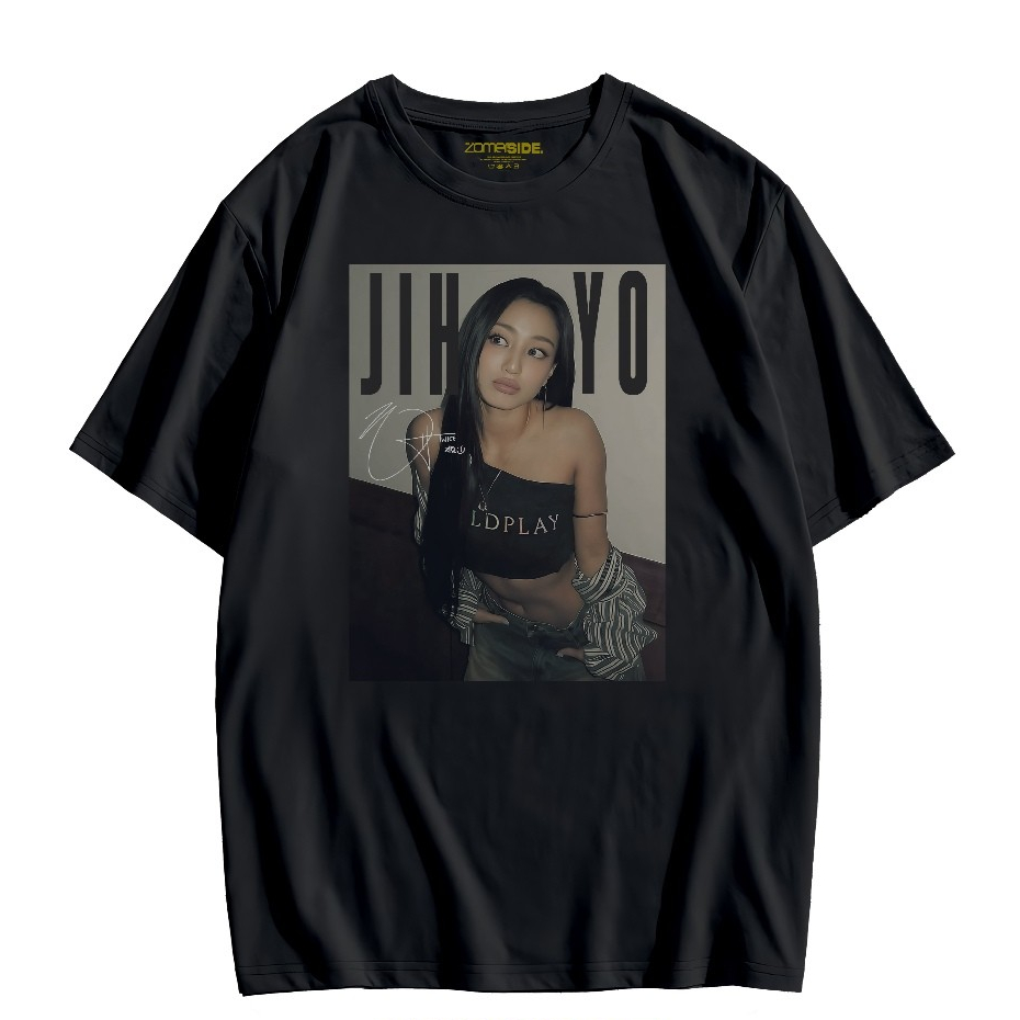 Kaos GIRL BAND KPOP JIHYO TWICE SIGN
