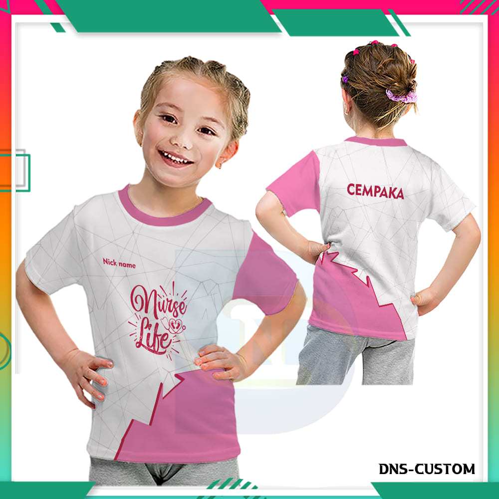 Kaos Nurse Anak Casual Profesi Perawat Medis Anak