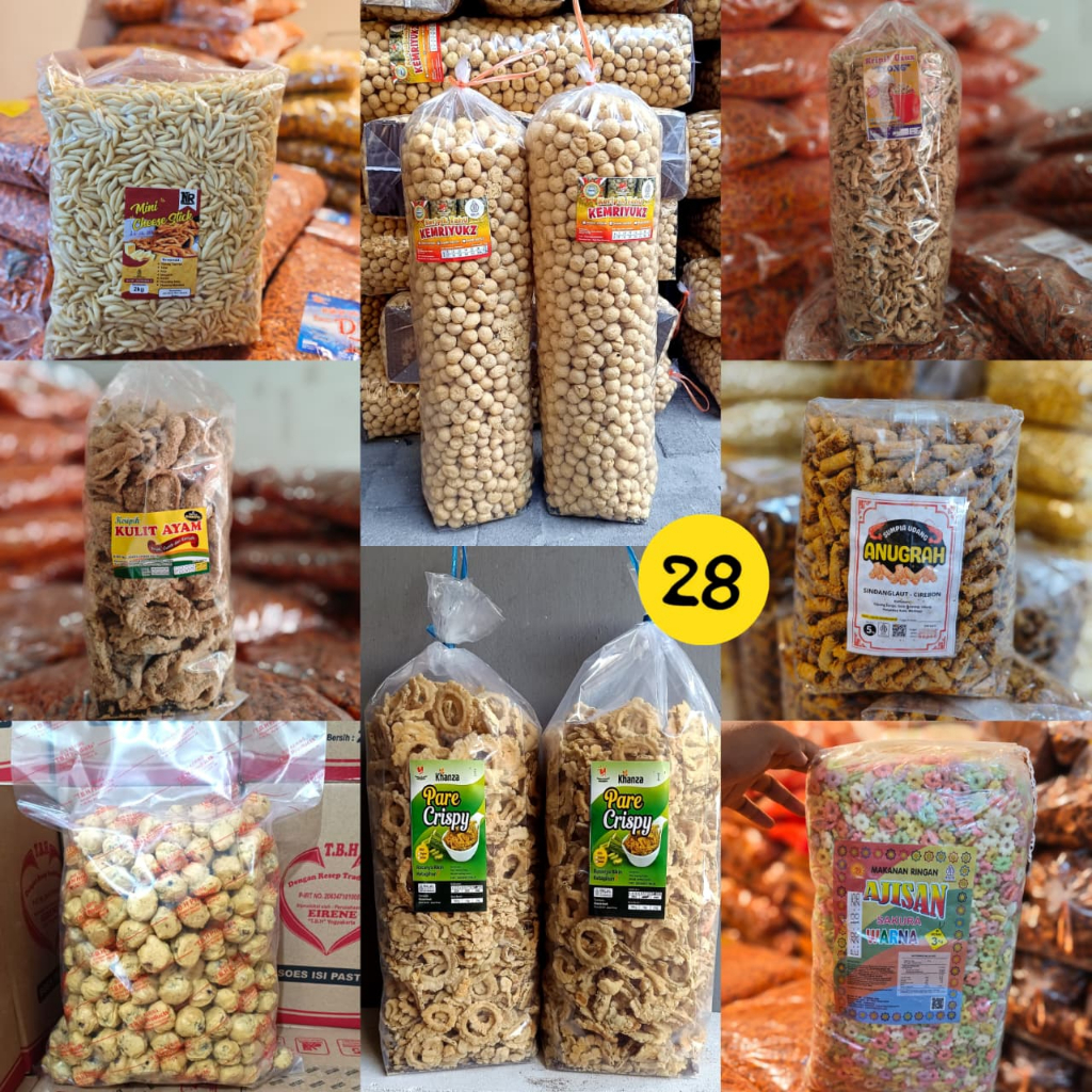 Snack Grosir Kiloan 1kg Snack Kiloan Paket Usaha 1kg