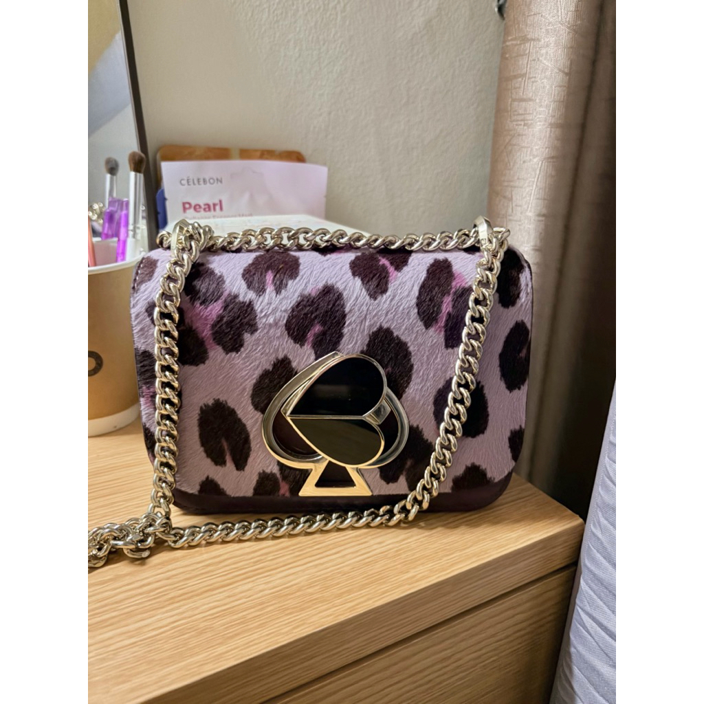 [Preloved] Tas Kate Spade Nicola Haircalf Twistlock with Calf Leather