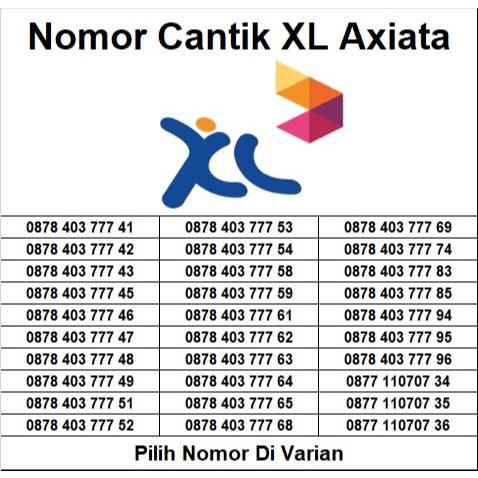 Nomor Cantik XL Axiata Kartu Perdana 4G/5G F41