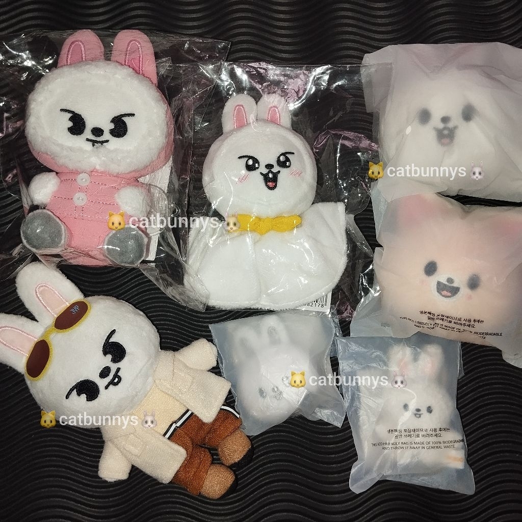 [Baca Deskripsi] stray kids skzoo leebit foxiny lee know lino jeongin i.n 15cm stress ball micro bag