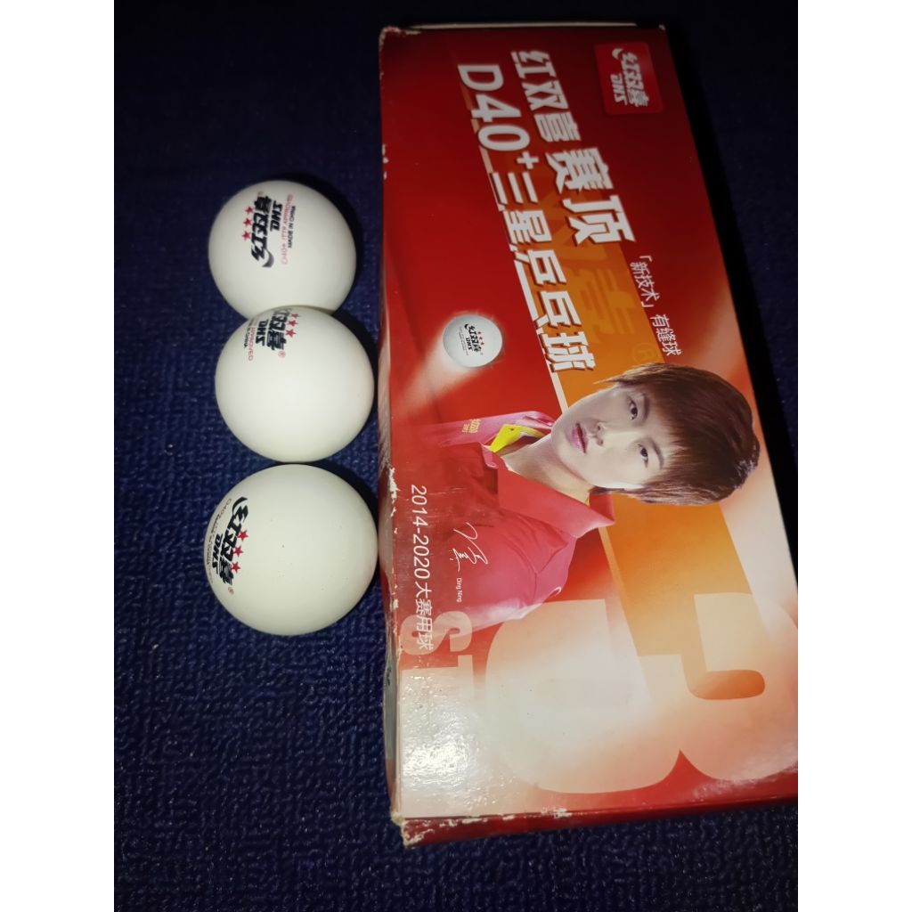 bola pingpong DHS D40+ bintang 3