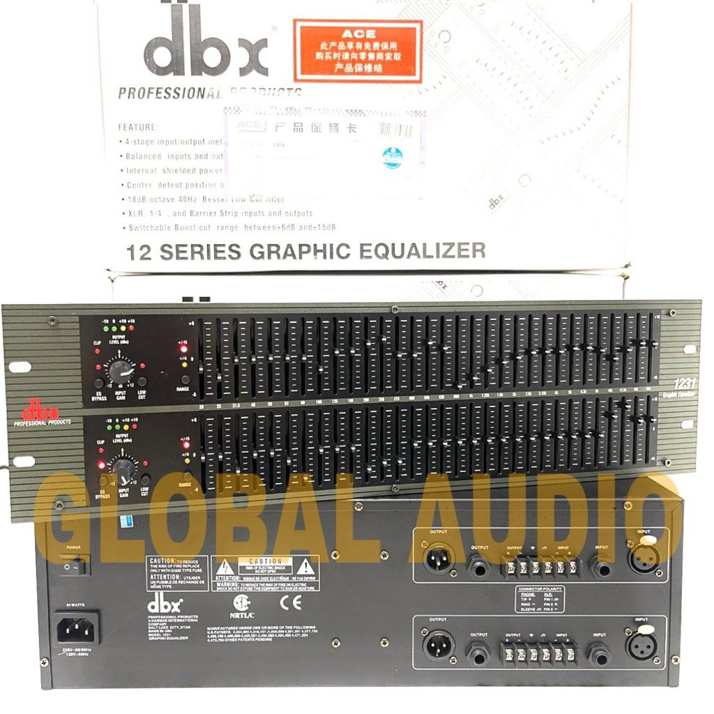 Equaliser DBX 1231 ( 2 X 31 Channel ) Grade A dbx1231 Dbx 1231 Equaliser Bagus Murah ( Bisa COD )