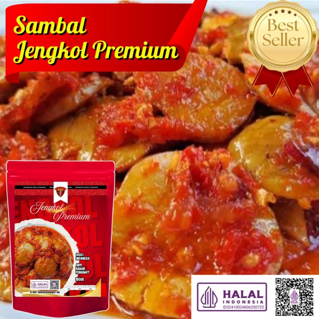 150gr Sambal Jengkol/ Jengkol Balado/ Sambel Jengkol/ Jengkol Pedas/ Sambal Jengkol Pedas/ Rendang J