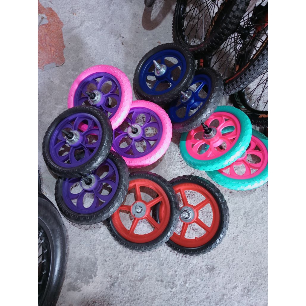 Ban busa ban mati sepeda anak ukuran 12 (sepasang)