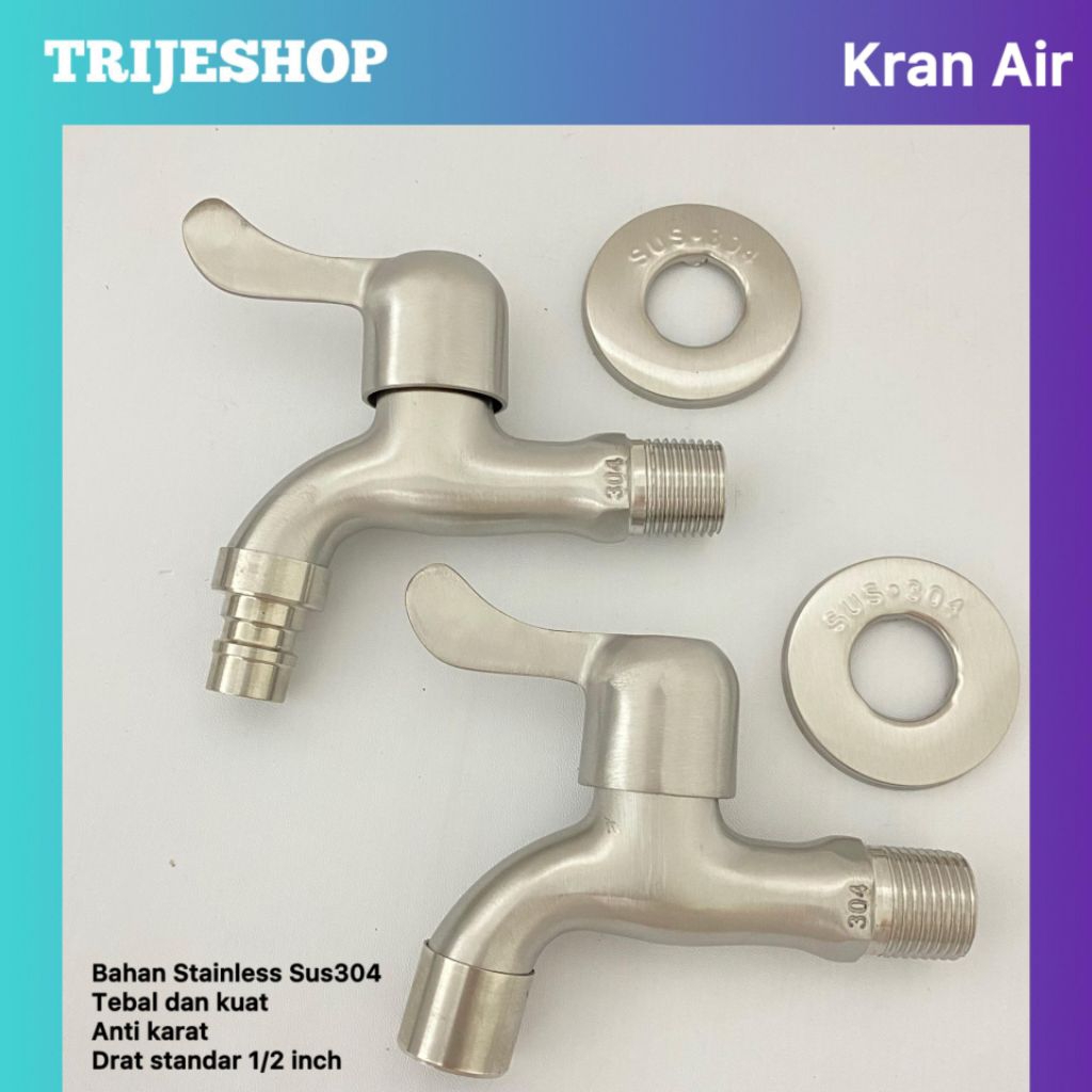 Kran Air Stainless Sus304 Kran Air Tembok Kran Air Taman Stainless Sus304