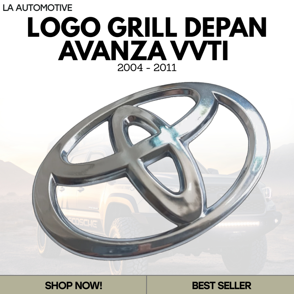 LOGO GRILL DEPAN AVANZA VVTI 2004 - 2011