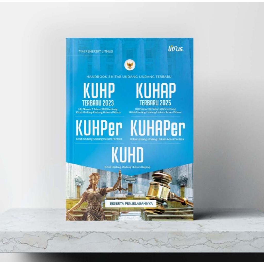 HANDBOOK 5 KITAB UNDANG-UNDANG TERBARU | KUHP Terbaru 2023 (UU Nomor 1 Tahun 2023), KUHAP Terbaru 20
