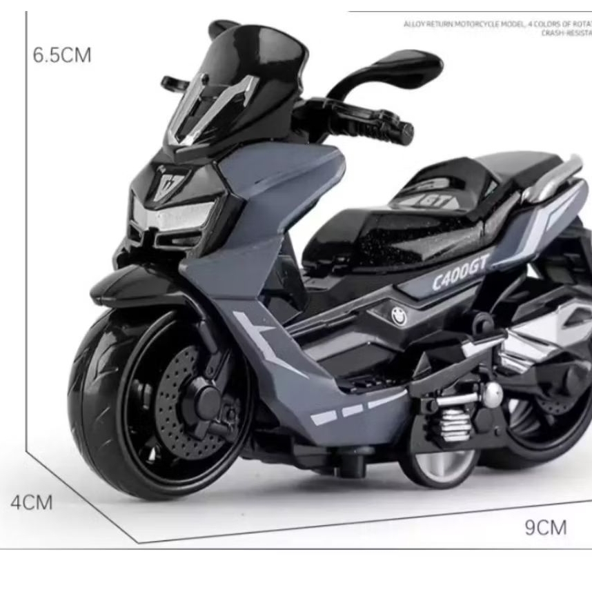 Diecast motor NMAX Alloy anak laki laki - miniatur motor NMAX