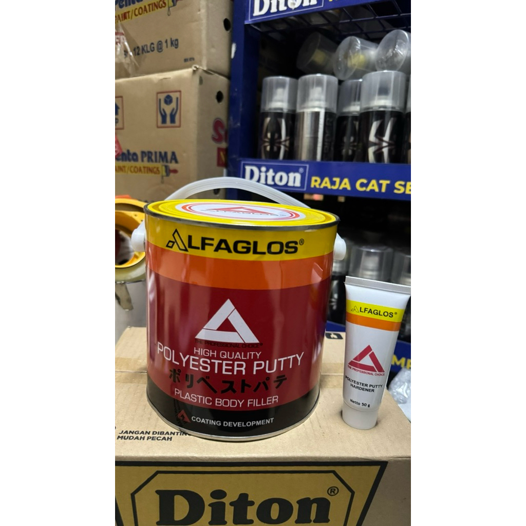 DEMPUL BODY ALFAGLOS / DEMPUL POLYESTER PUTTY ALFAGLOS