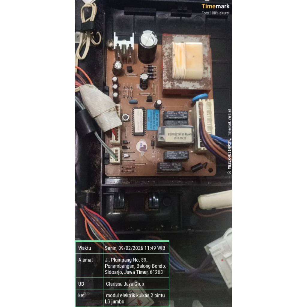modul kulkas LG 2 pintu jumbo