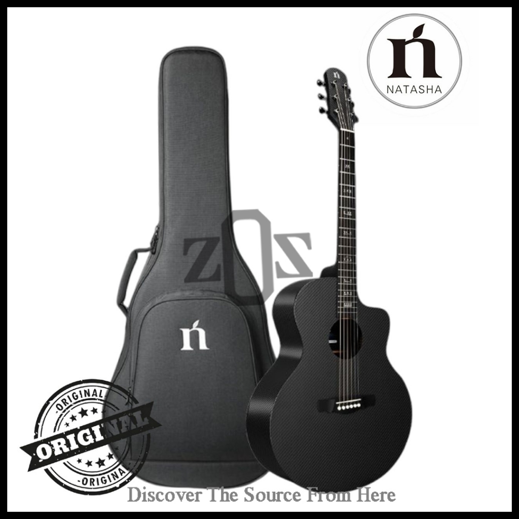 Gitar Guitar Akustik Acoustic Natasha X Carbon Fiber Steel String