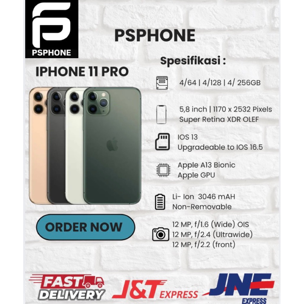iPhone 11pro 64GB|256GB GARANSI INTERNASIONAL