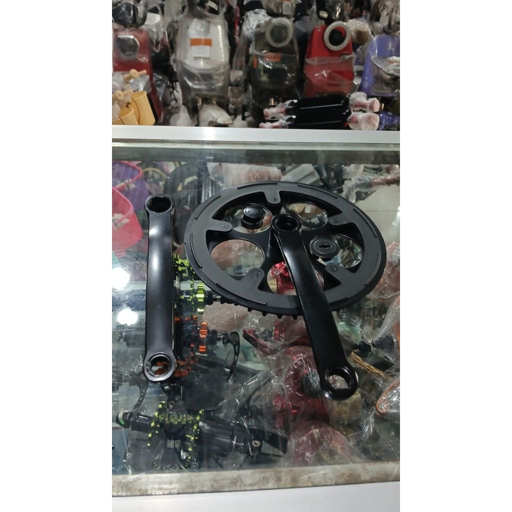 CRANK SET SEPEDA BMX ,FIXI,DAN SEPEDA LIPAT 44T ORIGINAL EXOTIC