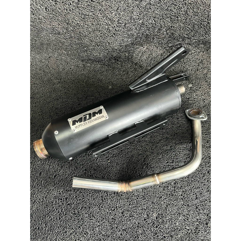 KNALPOT MDM KONDOMAN BEAT ESP / BEAT FI / BEAT KARBU / BEAT DELUXE / EMBLEM STENLIS LEHERAN 26-28MM