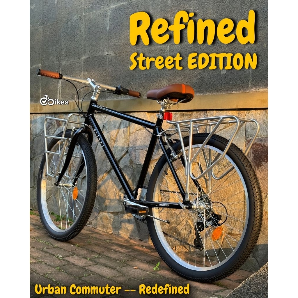 Sepeda Touring Commuter Bike ELEMENT OTTAWA & RSE Refined Street Edition / Urban Classic Vintage 26"