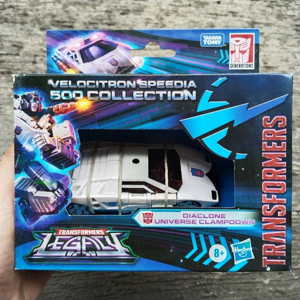 Hasbro Transformers Legacy Velocitron Speedia Diaclone Universe Clampdown Deluxe Class