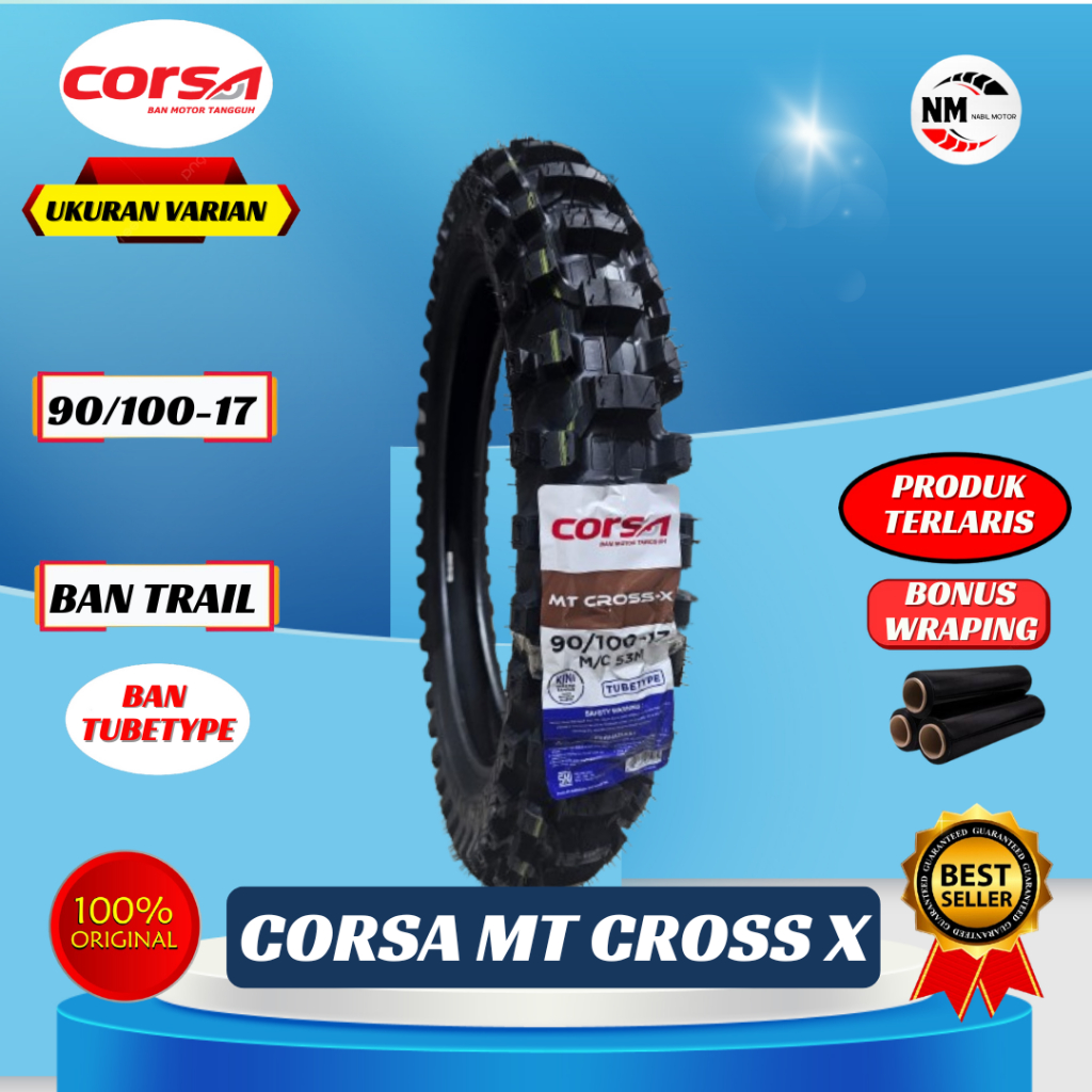 Ban Motor Corsa MT Cross 90/100-17 Tubetype Ring 17
