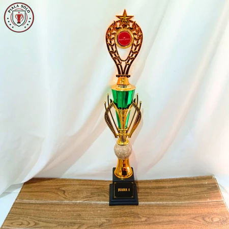 PIALA SATUAN MARMER BOLA OSLO BESAR | PIALA SATUAN MURAH TINGGI | PIALA TINGGI MODEL OSLO BESAR