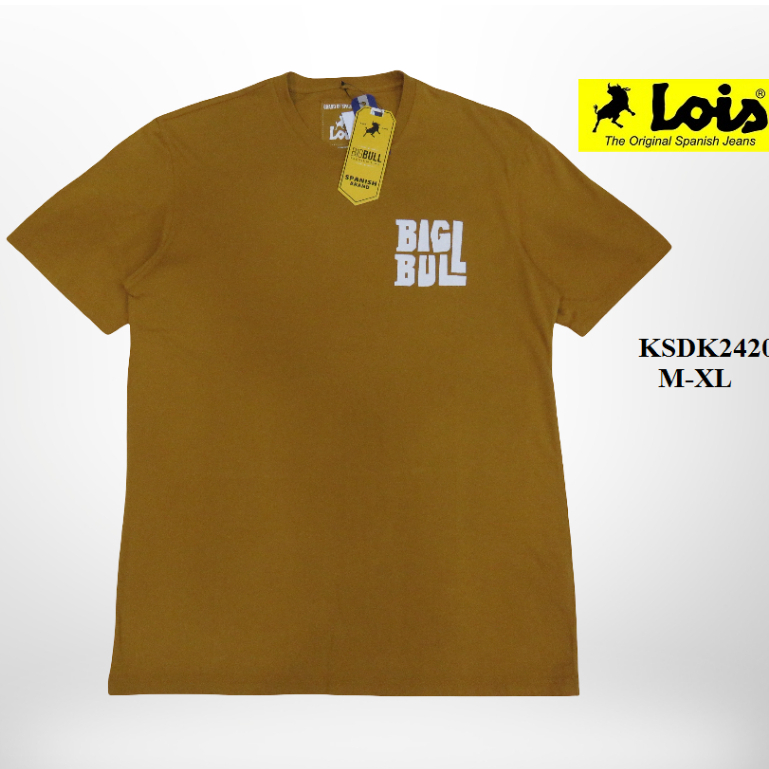 KAOS OBLONG PRIA  LENGAN PENDEK BRAND ORI MEREK LOIS ART : KSDK2420 PRICE Rp.263.900