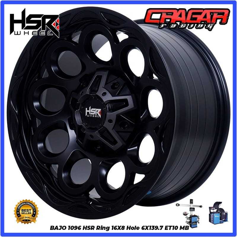 Velg Mobil Offroad R16 Hsr Bajo Untuk Pajero Hilux Phanter Terano Everest Dll