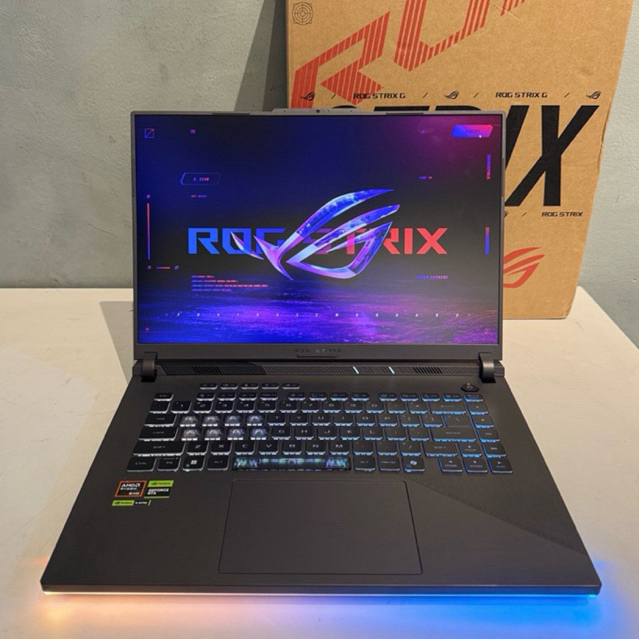 LAPTOP GAMING ASUS ROG STRIX G16 G614PR RYZEN 9 8940HX RTX5070TI 12GB/ 32GB 1TB 100SRGB Power On Tim