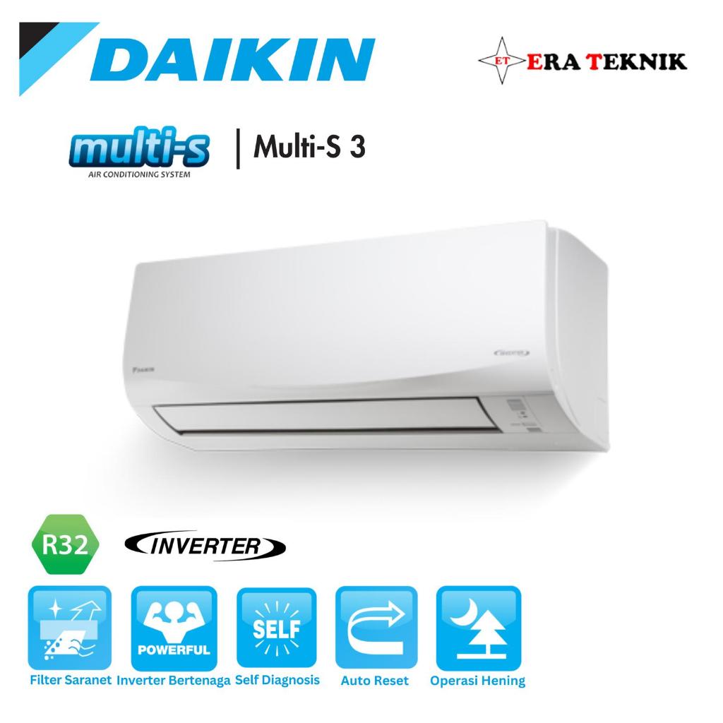AC Indoor Split Wall Daikin Multi S 3 Connection 1.5PK