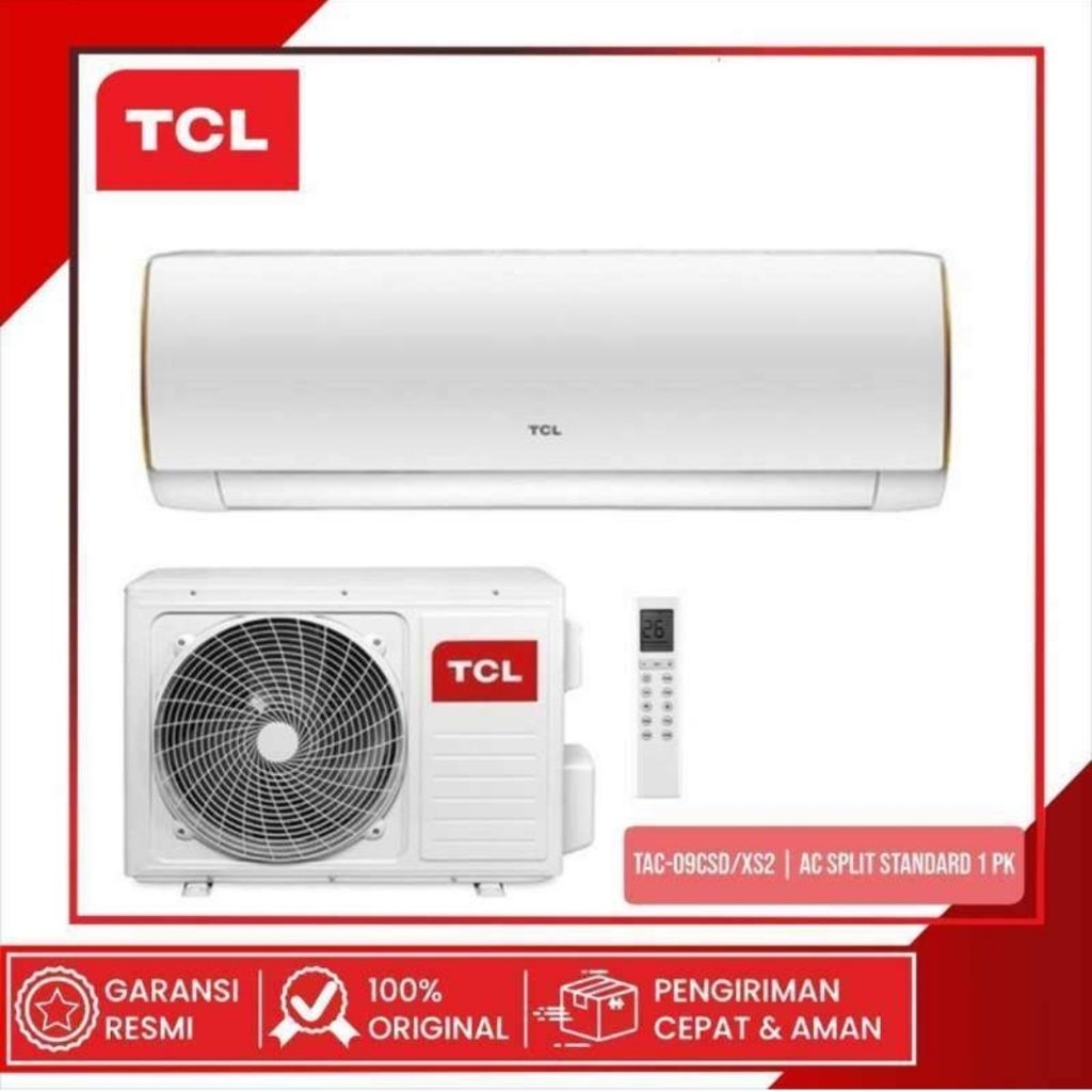 (BATAM) AC TCL 1 PK TAC - 09CSD Garansi Resmi