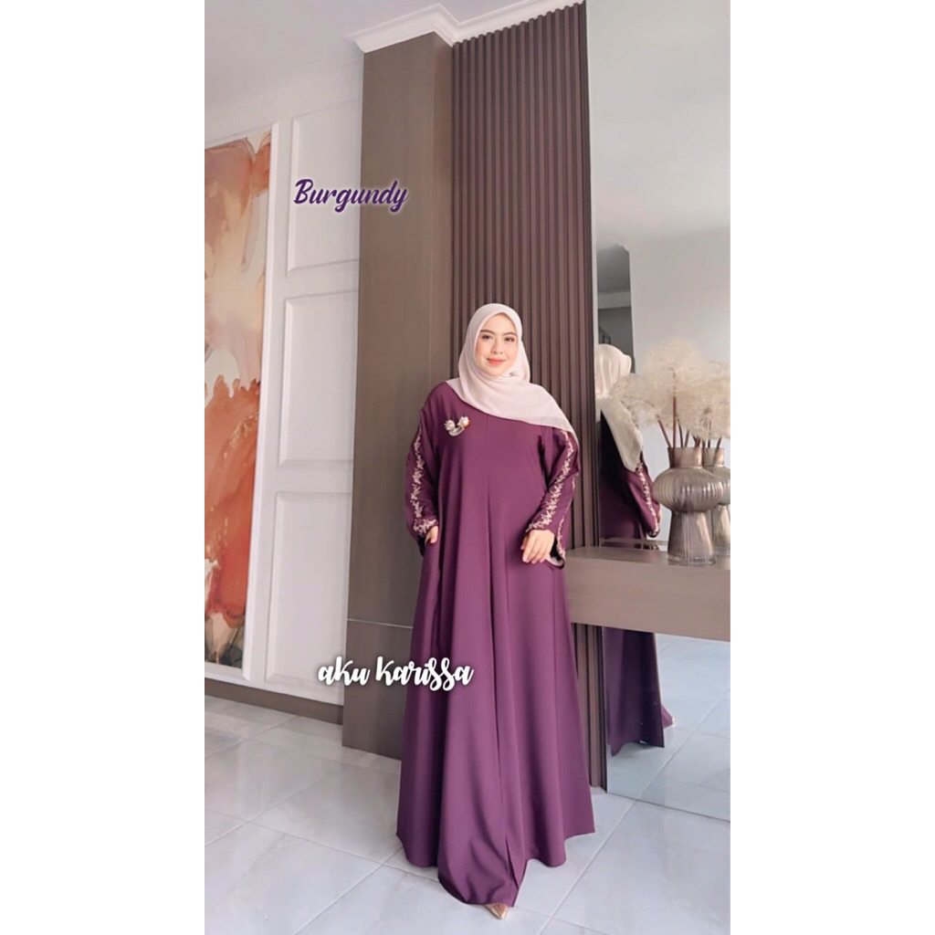 WIDYANI DRESS WANITA BY AKU KARISSA BAHN YAHIKO SERAT FASHION HIJAB STYLE KEKINIAN TERBARU