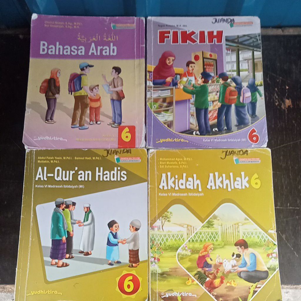 buku paket agama Islam kelas 6 SD Yudhistira kurikulum merdeka