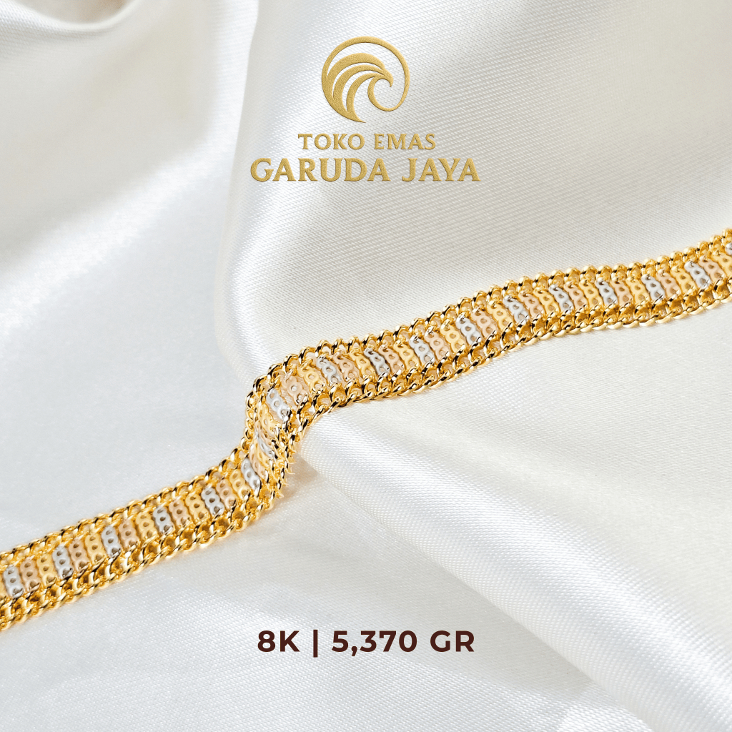 GELANG ELARRA 8K | GELANG EMAS 8K | GELANG 5 GR