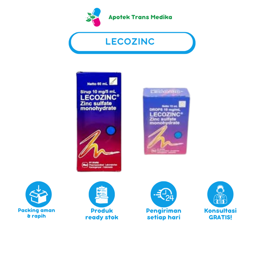 Lecozinc Syrup & Drop - Apotek Transmedika