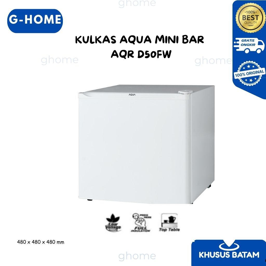 KULKAS AQUA MINI BAR AQR D50FW