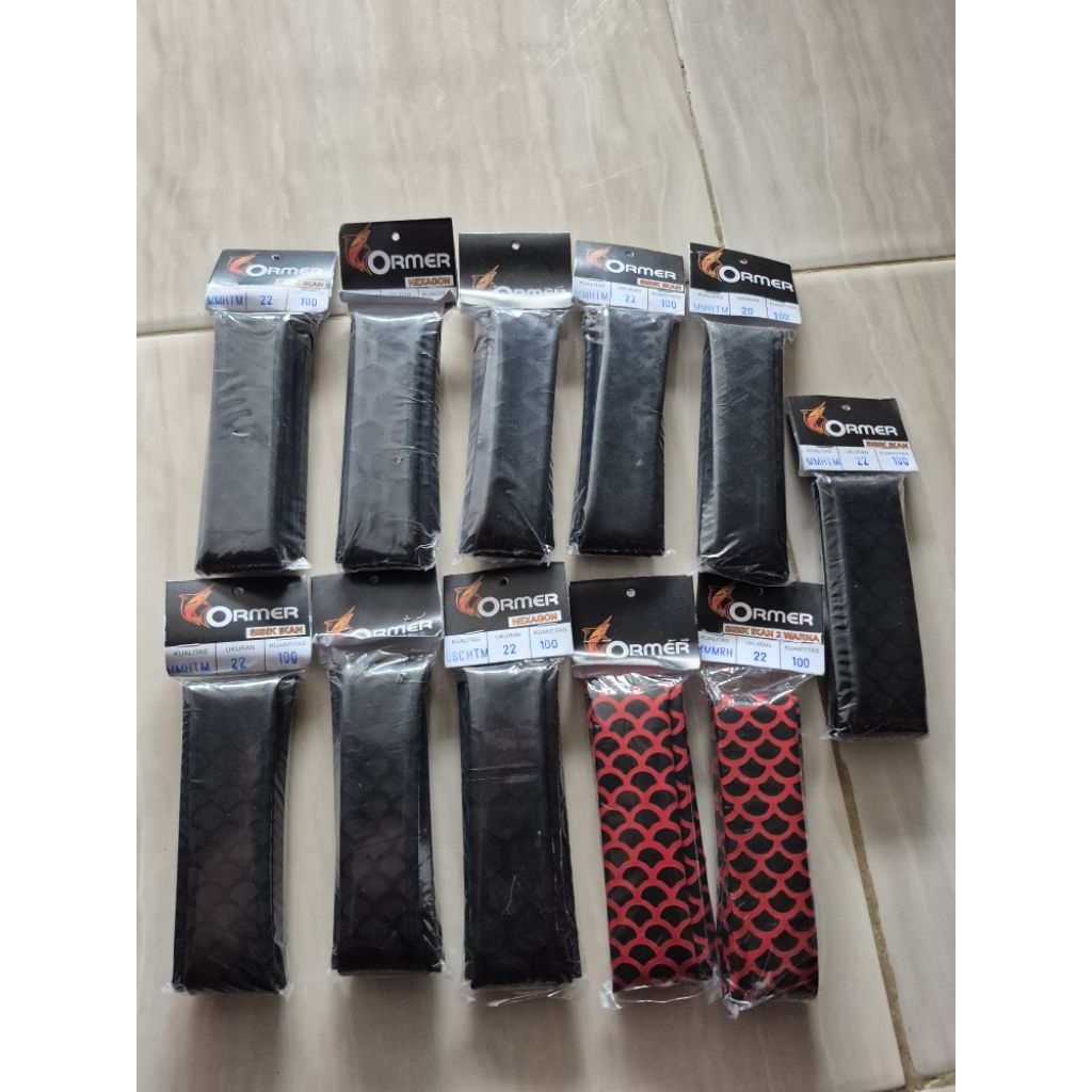 Karet Bakar ormer untuk joran Tegek