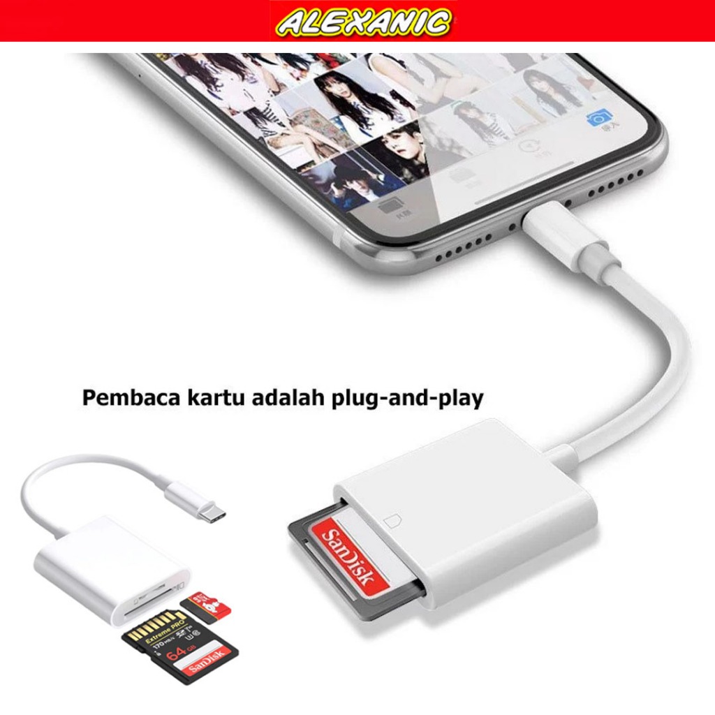Card Reader OTG SD + TF Type C Phone Tablet | OTG Type C Card Reader SD Card TF Card