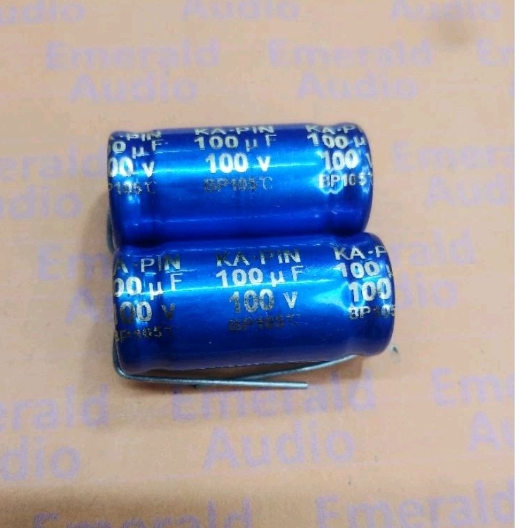 Elco Non Polar/Bipolar 100uf 100volt Axial Kapasitor Non Polar 100uf 100volt Axial