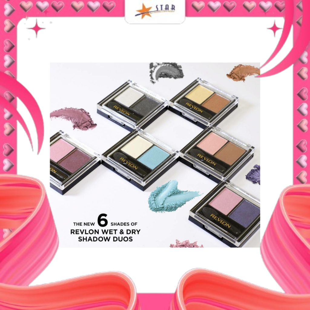 * STAR * Revlon Wet / Dry Shadow Duos/pemulas mata/eyeshadow