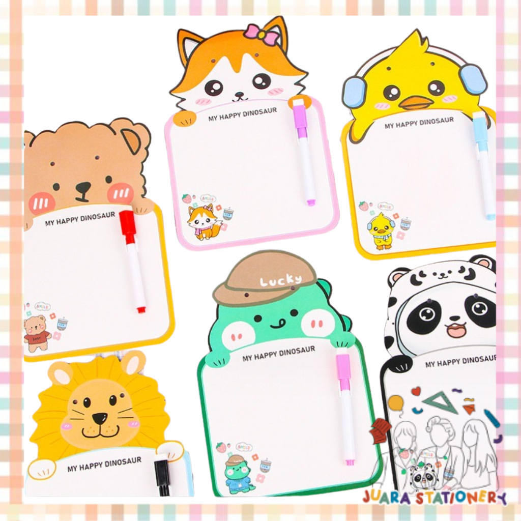 Papan Tulis Kartun / Papan Tulis Mini Papan Tulis Anak
