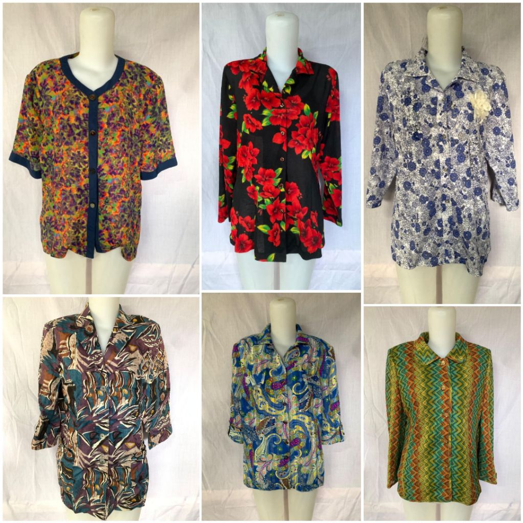 Atasan wanita modern motif / blazer blouse dress stylist formal kantoran/santai modis