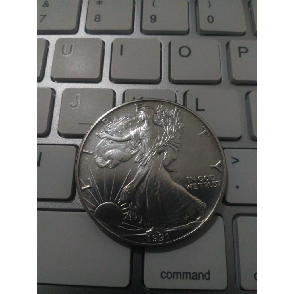 Koin Perak Murni 1 oz Langka