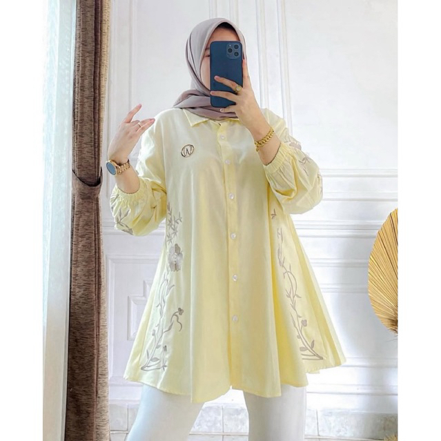 Atasan/Blouse  Olive Top Manggo Winody