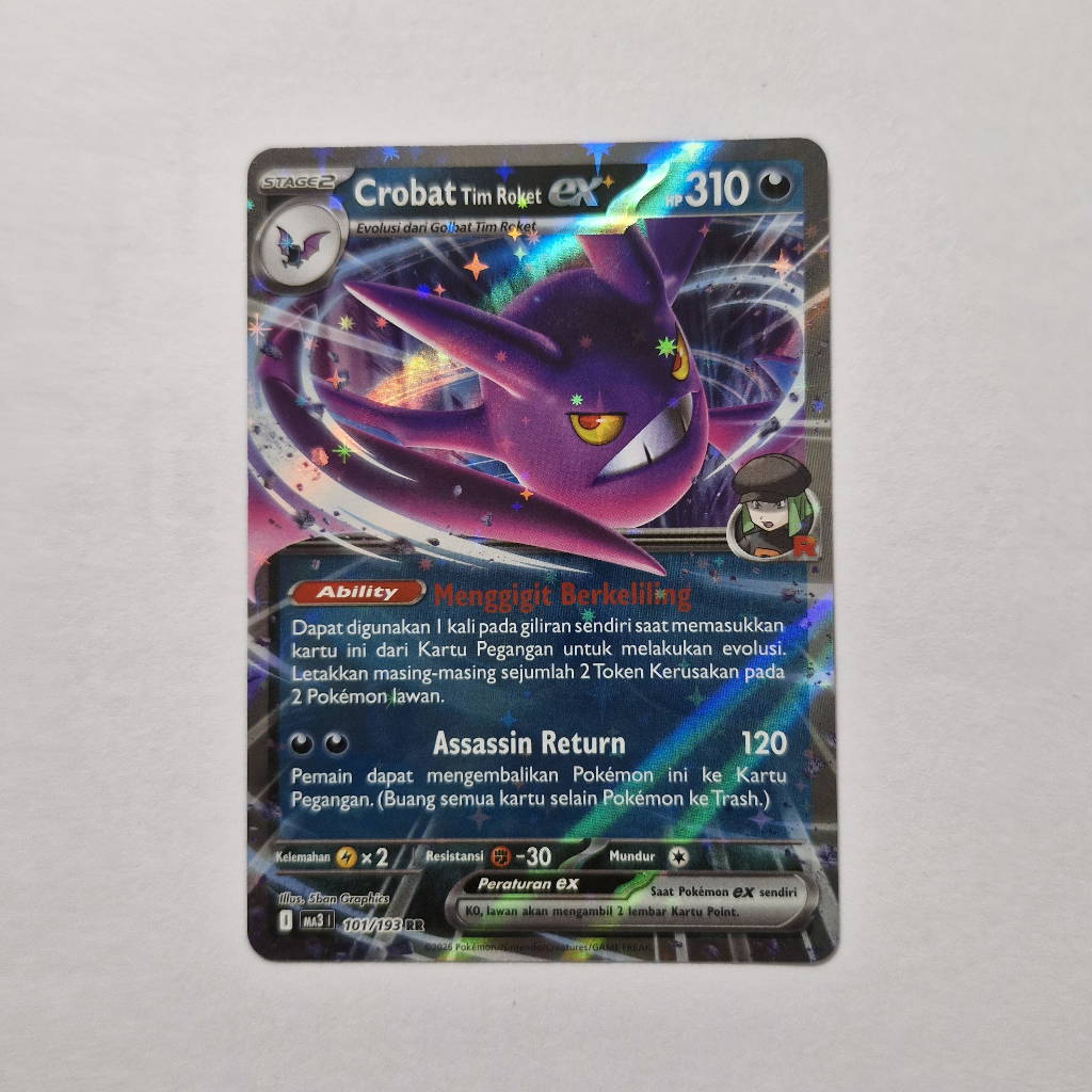 Crobat Tim Roket Ex (RR)
