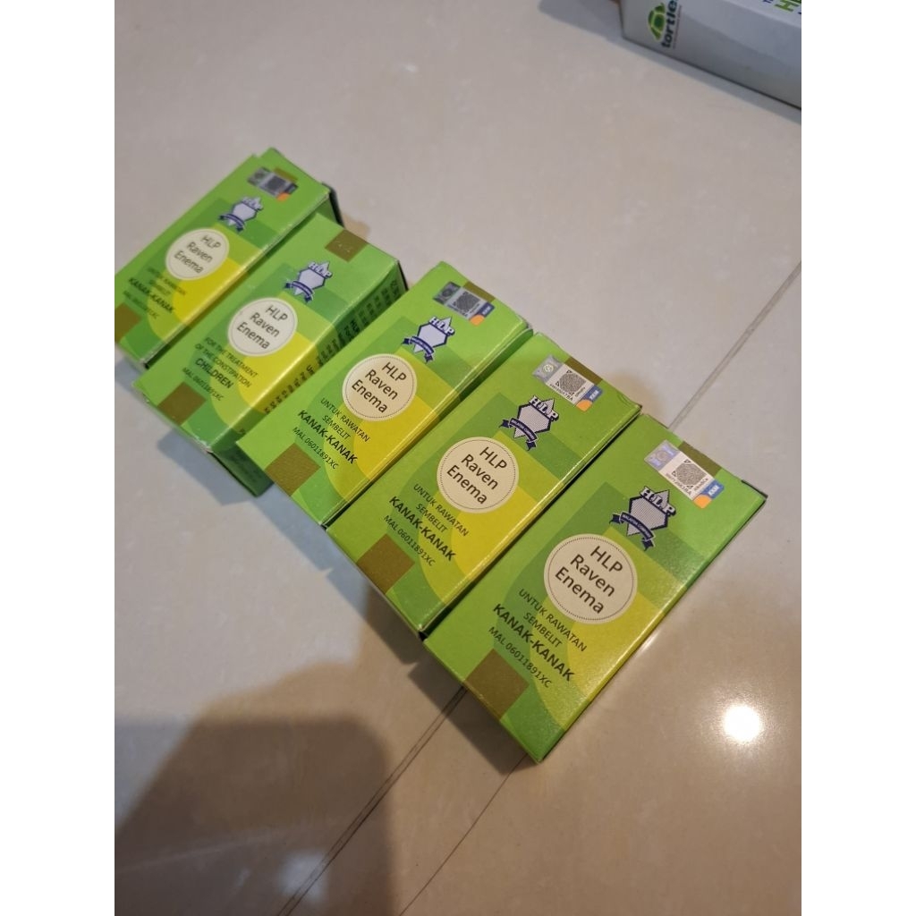 HLP Raven enema Anak anak