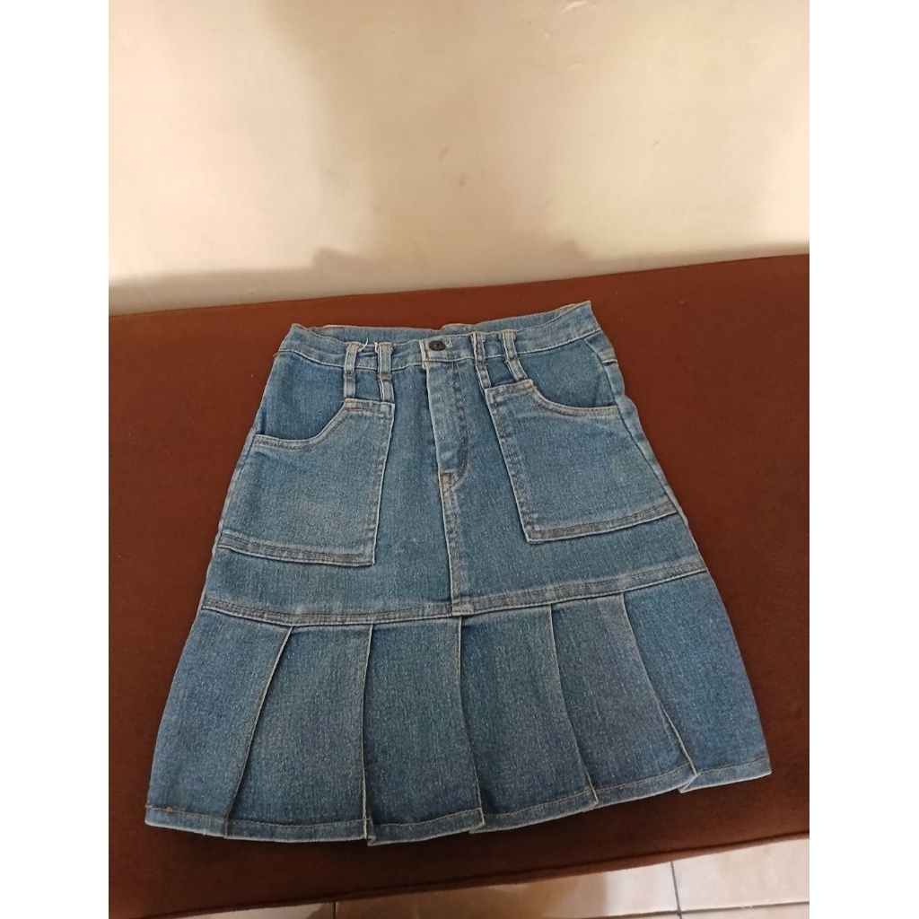 Skirt Denim Wanita | Rok Jeans | Rok Denim Wanita Preloved