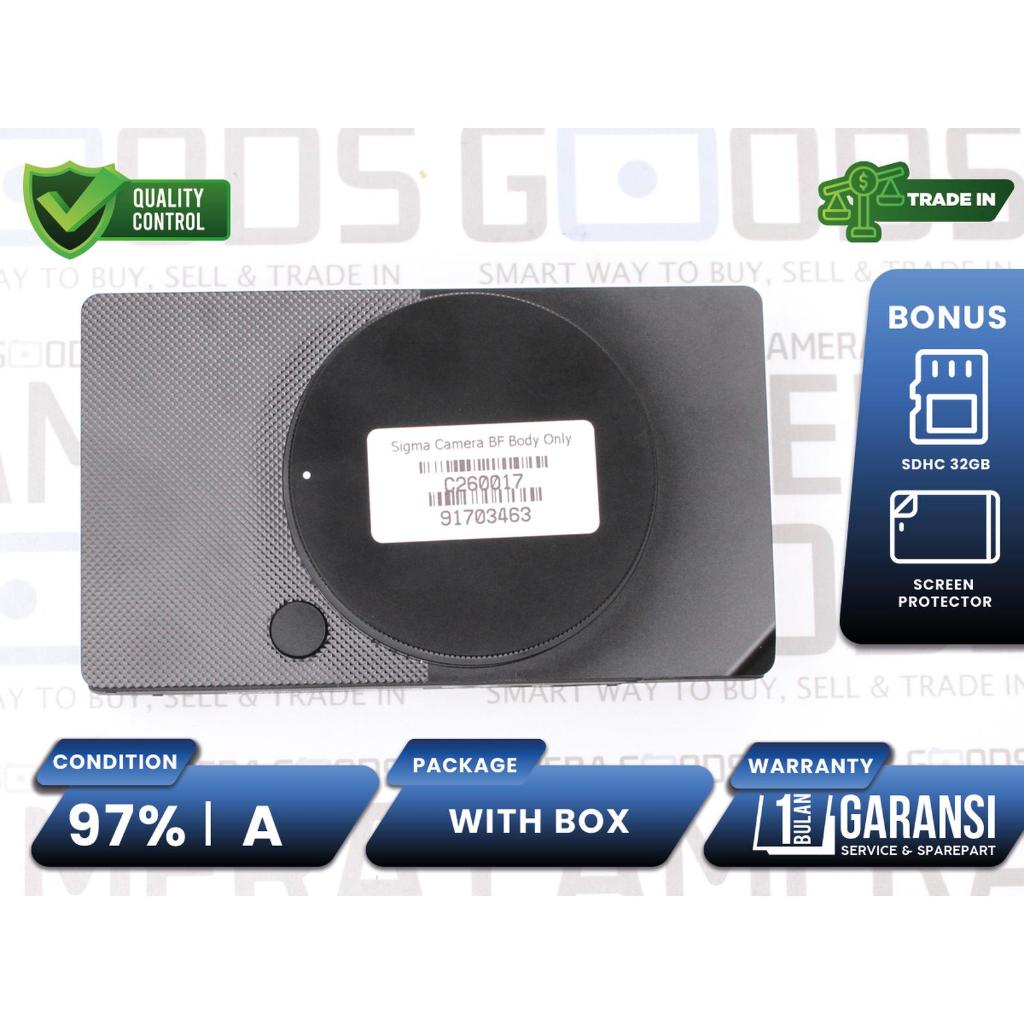Kamera Sigma BF Full Frame Camera Digital Mirrorless Second Bekas Grade A - C260017
